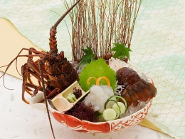 伊勢海老 お造り、焼き、ボイル